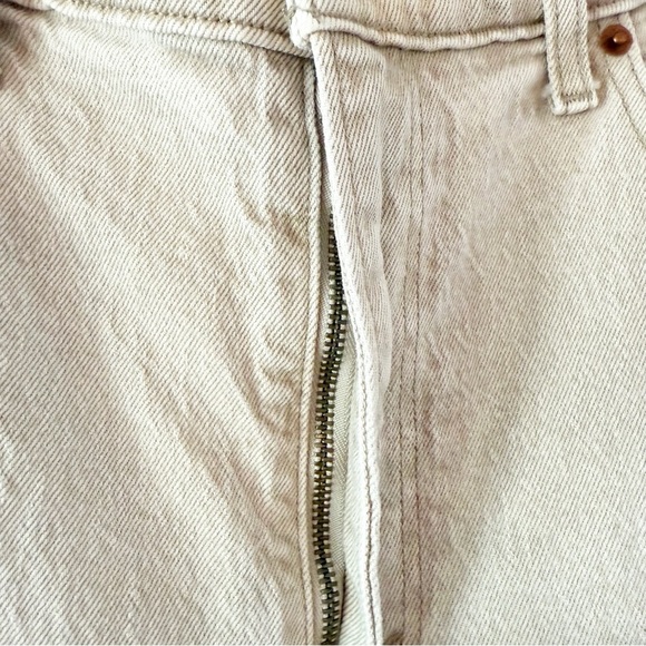 ABERCROMBIE & FITCH The 90’s Straight Ultra High Rise Jeans In Oat - Picture 8 of 12